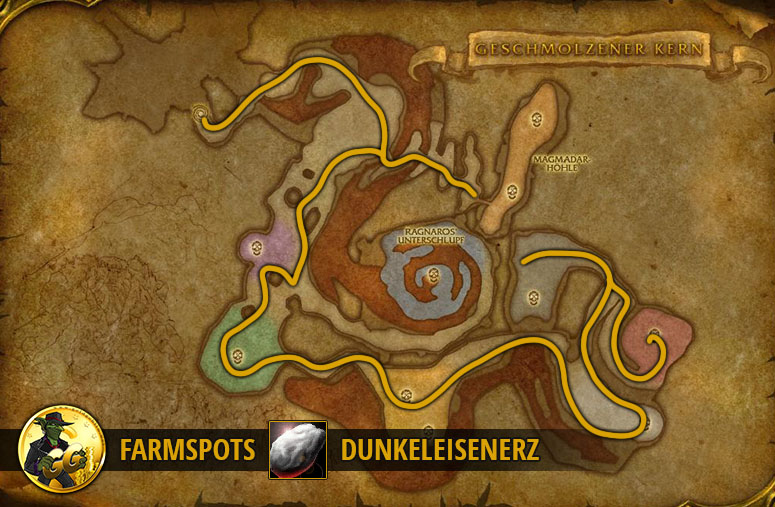 dunkeleisenerz farmen geschmolzenerkern