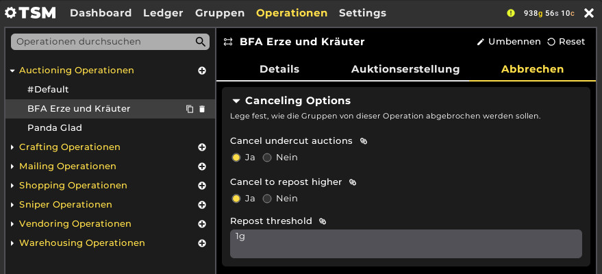 TSM Auctioning (Gruppen) 14 Gruppe 10