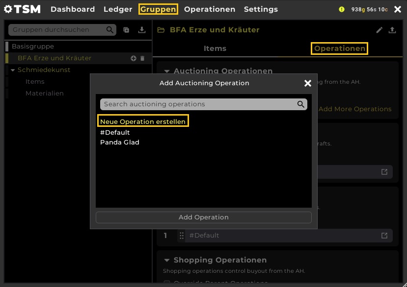 TSM Auctioning (Gruppen) 12 Gruppe 8