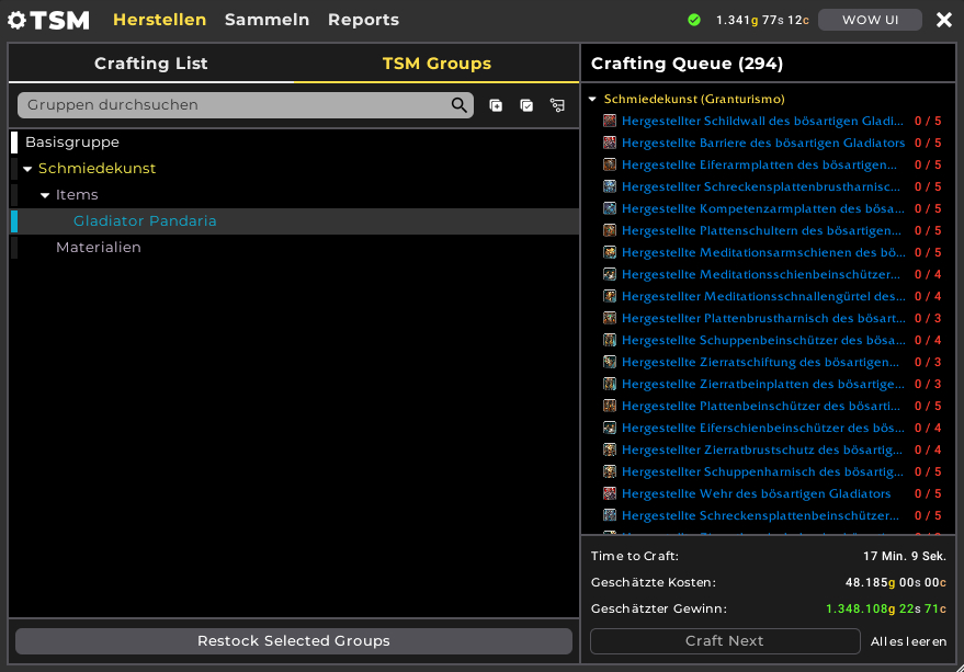 TSM Crafting 14 crafting 11