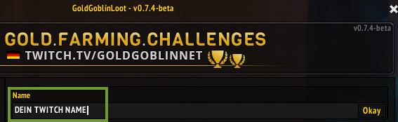 ggl twitch name eintragen