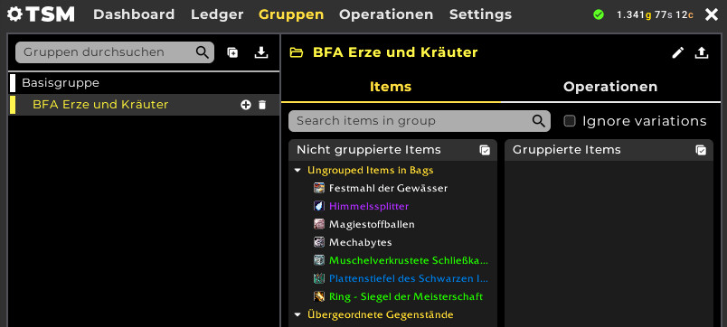 TSM Auctioning (Gruppen) 3 gruppe 1