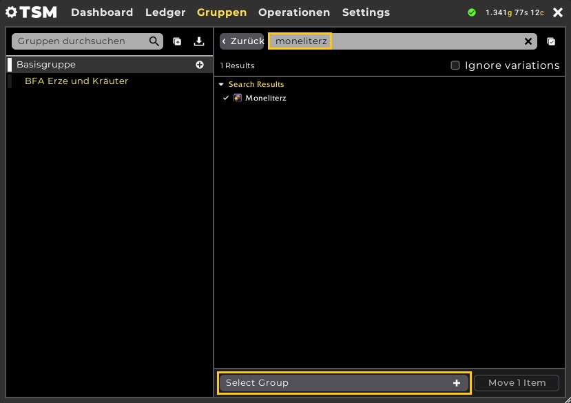 TSM Auctioning (Gruppen) 5 gruppe 3