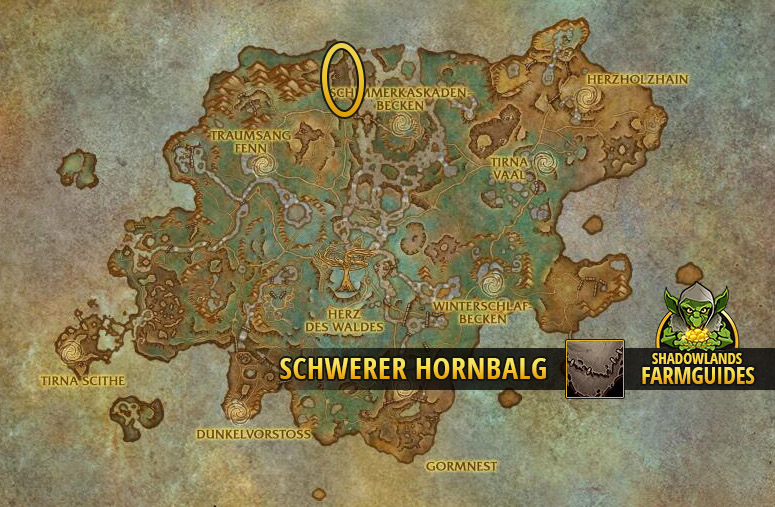 Zweiter Farmspot für Schwerer Hornbalg im Ardenwald