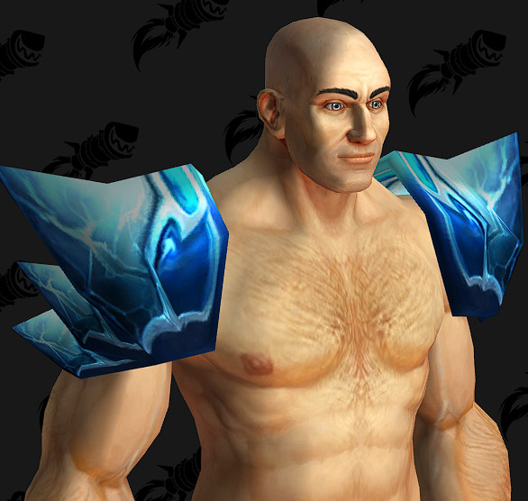 Icy Scale Shoulderpads