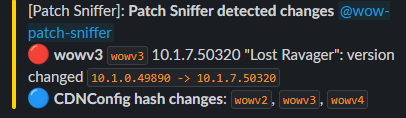 patch 10.1.7 sniffer
