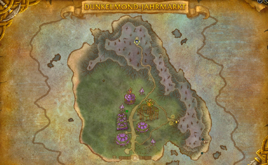Dunkelmond Jahrmarkt Map