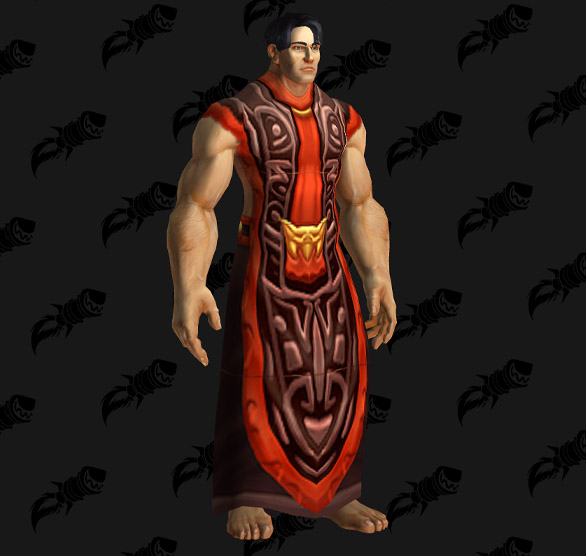 Blutrote Robe