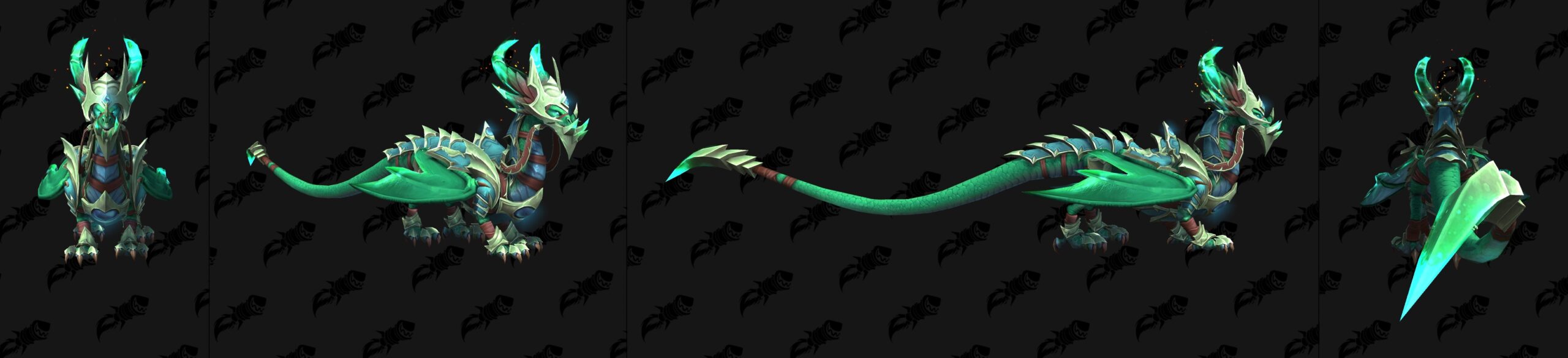 Vorschau der Patch 10.2 Reittiere 11 Verdant Gladiators Slitherdrake 1 scaled