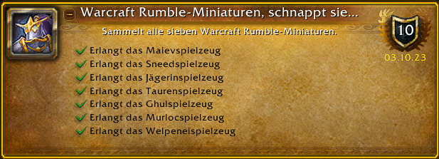 Erfolg Warcraft