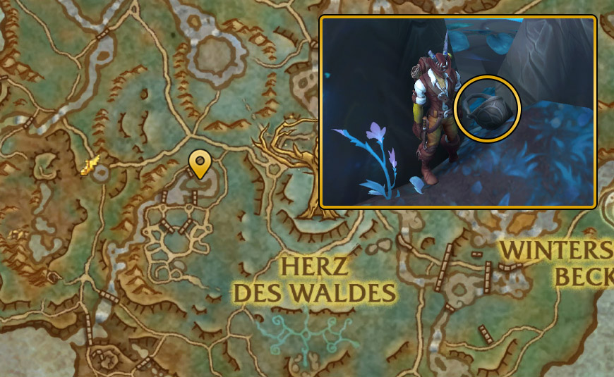 So bekommt ihr die Wildsamenwiege | Reittier Guide 3 Gaertnerkorb Map