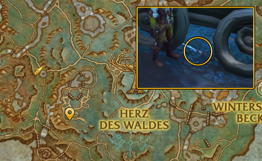 So bekommt ihr die Wildsamenwiege | Reittier Guide 11 Gaertnerstab Map