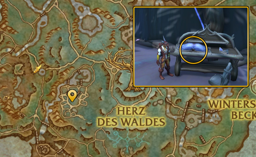 So bekommt ihr die Wildsamenwiege | Reittier Guide 7 Notizbuch Map