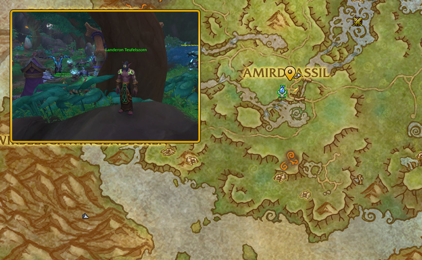 Landeron Map