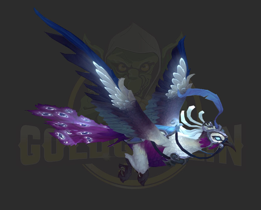Dragonflight Reittier Reins of the Starry Twilight Peafowl