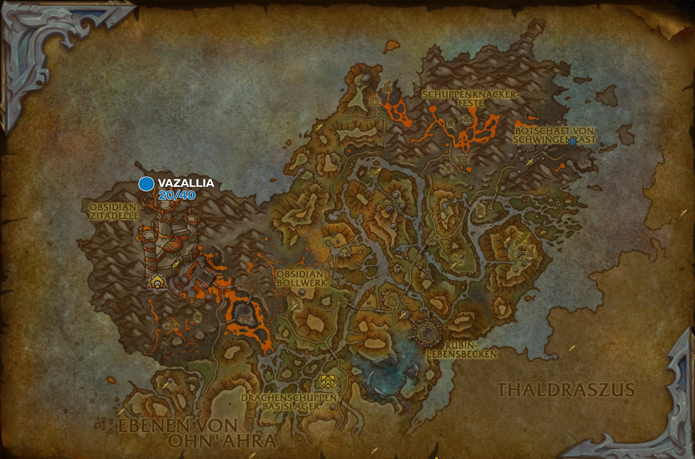 wow vazallia map
