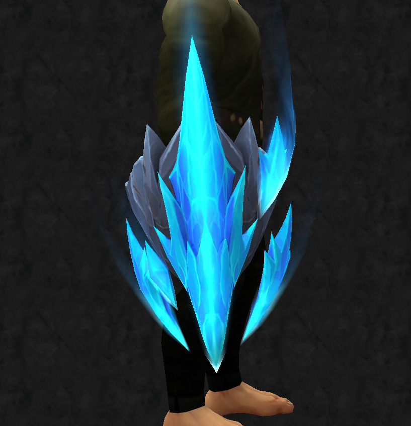 Gefrorene Faeuste des Gewoelbepluenderers