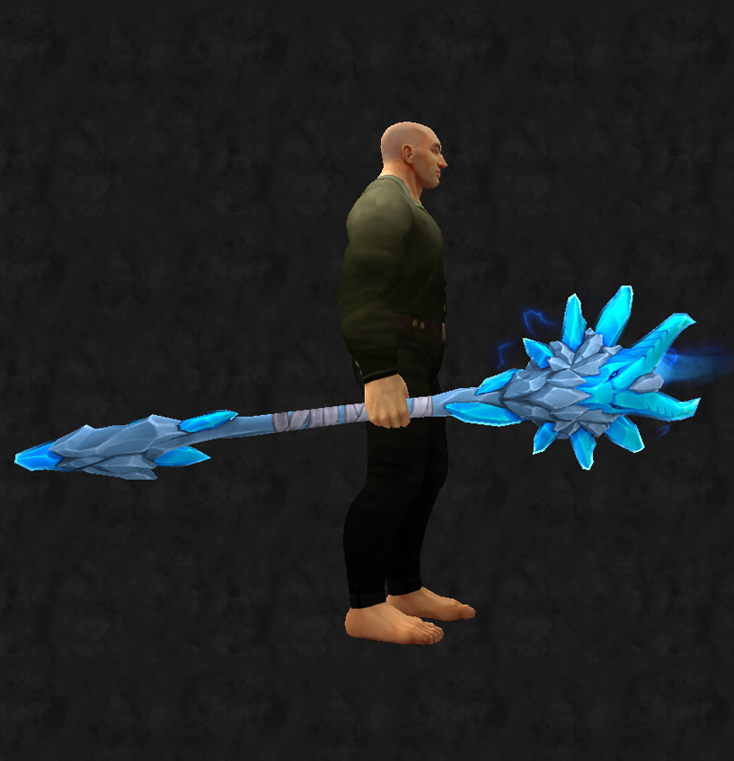 Gefrorene Saeule des Gewoelbepluenderers