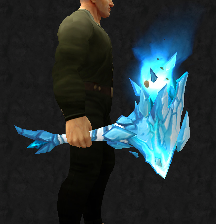 Gefrorener Schlaeger des Gewoelbepluenderers