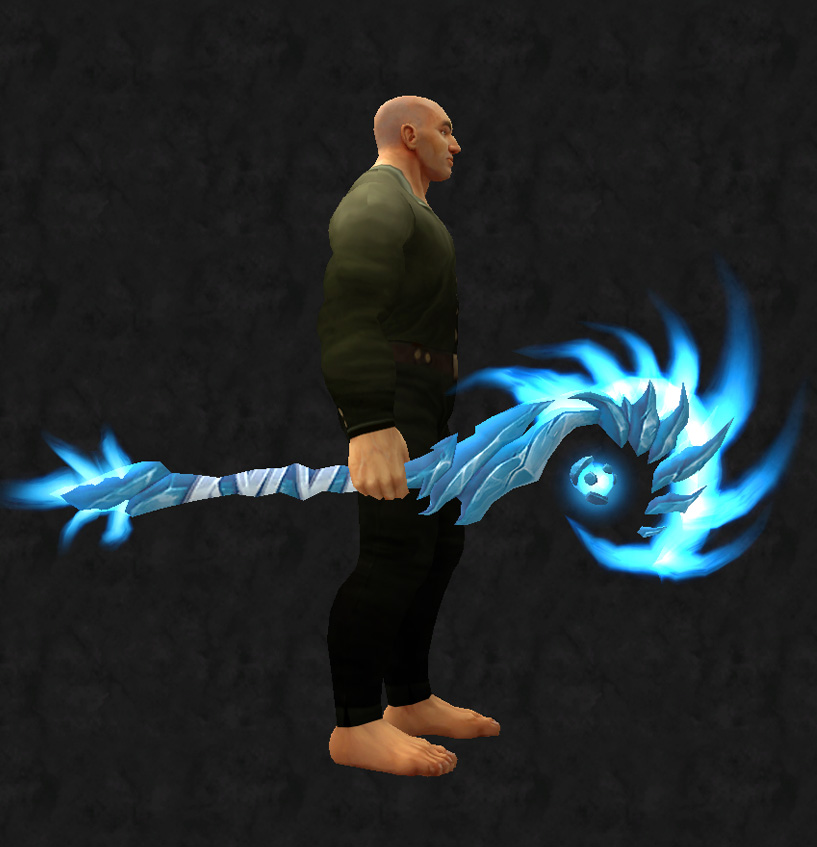 Gefrorener Stab des Gewoelbepluenderers