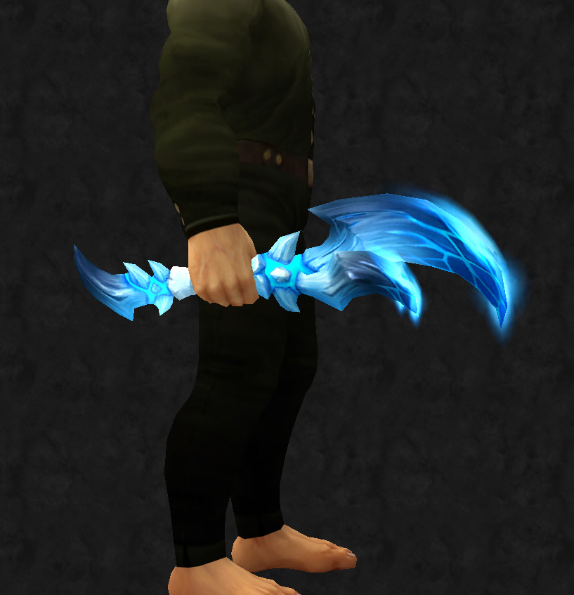 Gefrorenes Messer des Gewoelbepluenderers