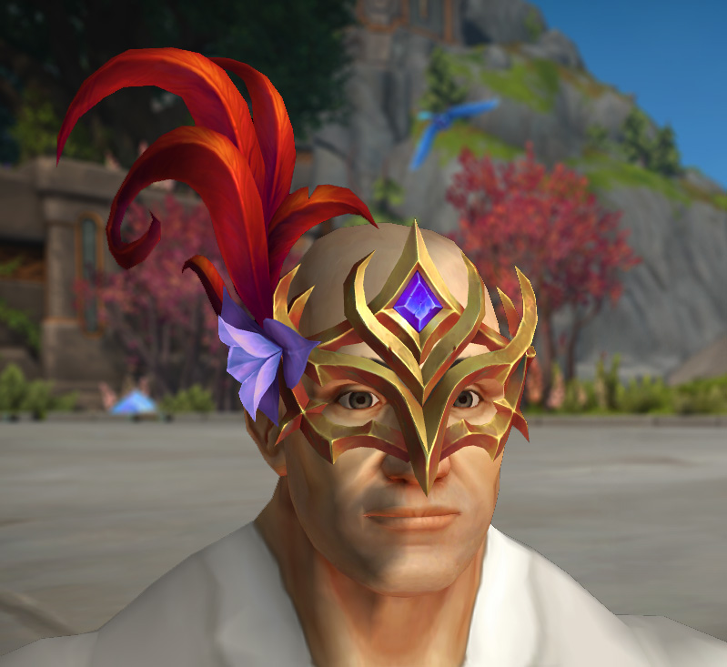 Gewand der goldene maske