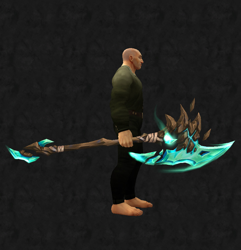 Kristallene Hellebarde des Gewoelbepluenderers