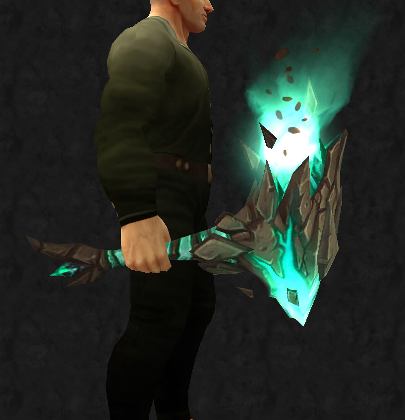 Kristallener Schlaeger des Gewoelbepluenderers