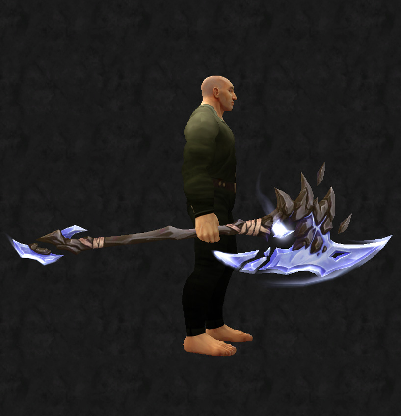 Stuermische Hellebarde des Gewoelbepluenderers