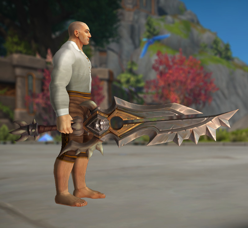 Zerklueftetes Grossschwer des Gladiators