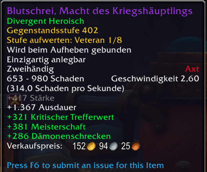wow blutschrei tooltip daemonenschrecken