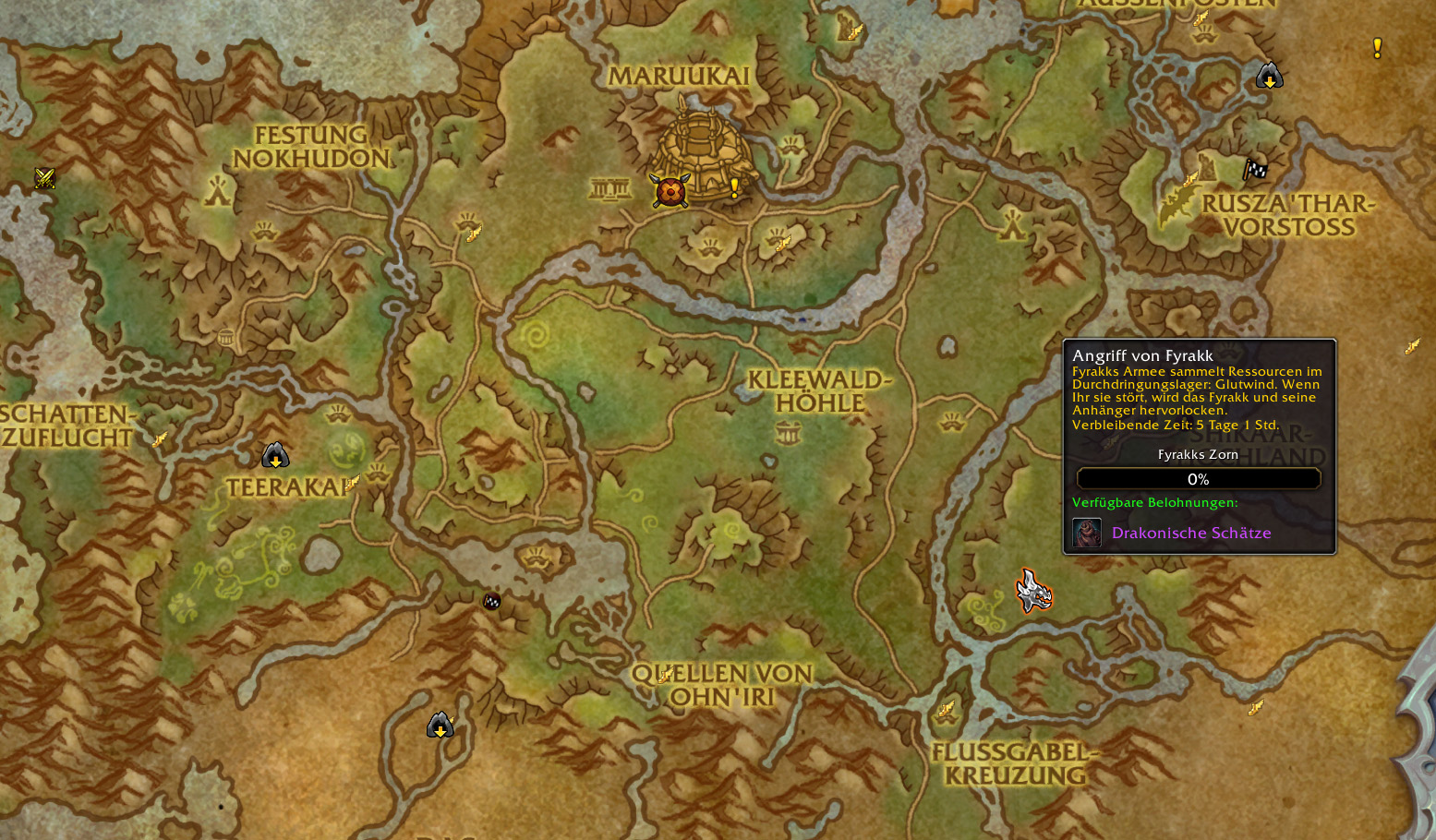wow fyrakk angriffe karte symbol