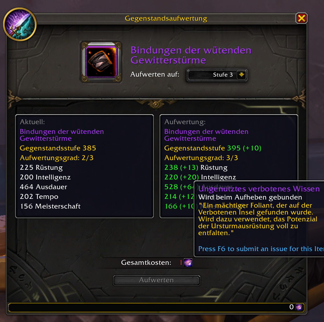 wow primalisten ruestung aufwertung 2 1