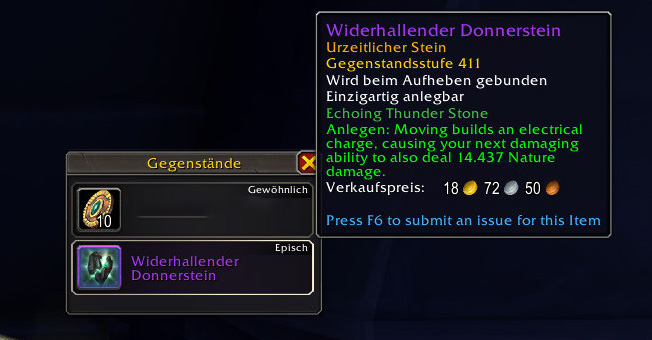 wow urzeitlicher stein tooltip