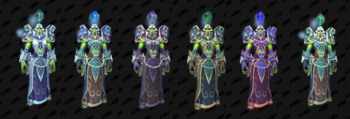 40979 war within season 1 shaman tier set model preview waterbending in khaz algar