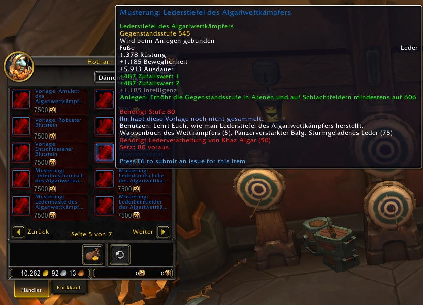 PvP Leder Rezept