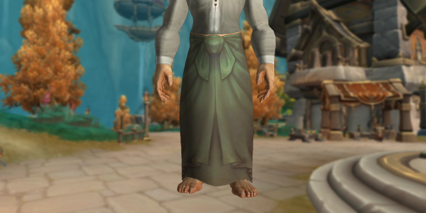 Tarnfarbener Sarong des Haendlers