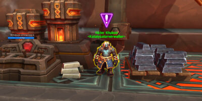 The War Within Funke der Omen Quest Dornogal Hueter Khubon
