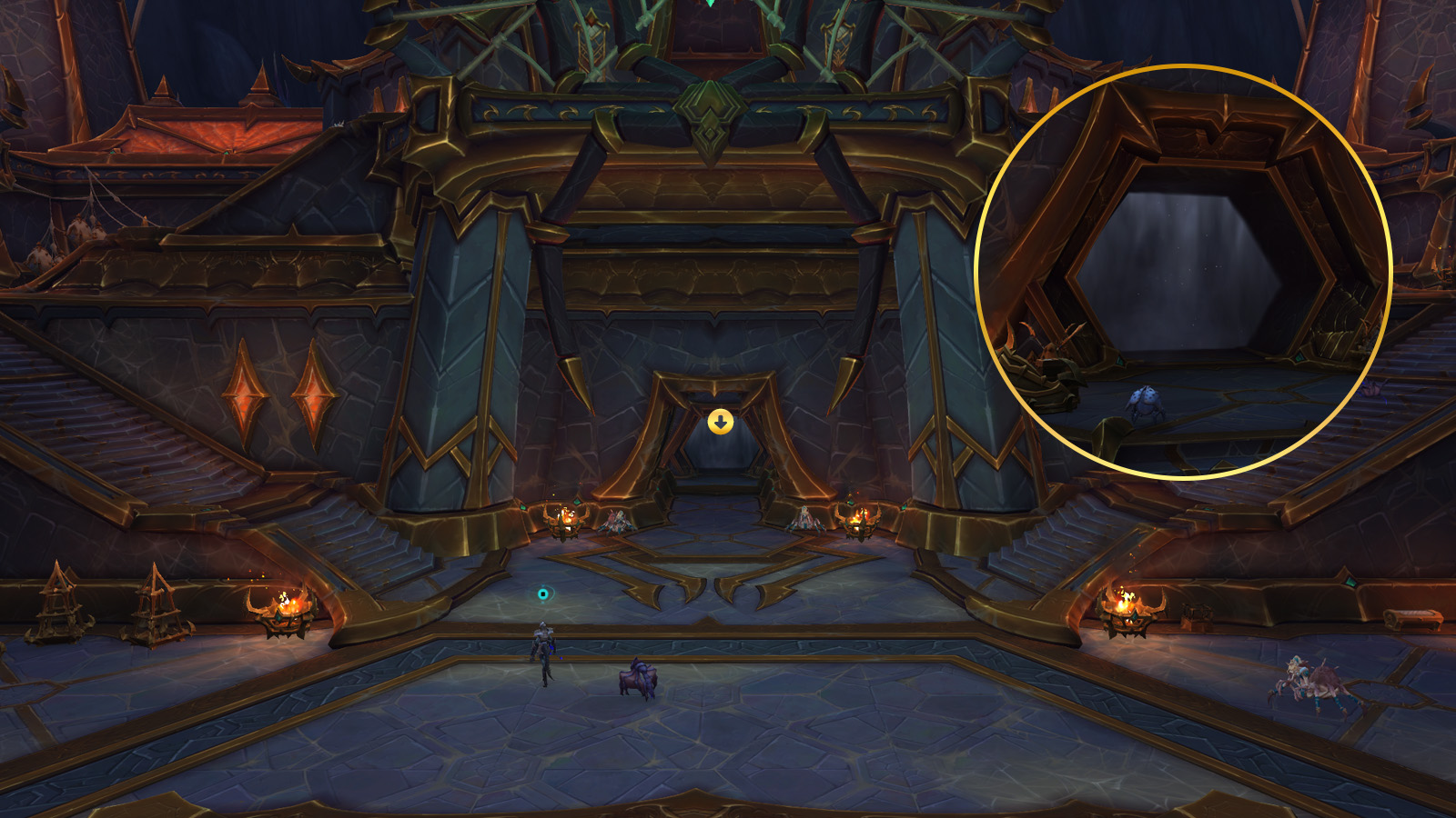 The War Within Tiefen Guide Eingang Spiralgewebe Azj Kahet