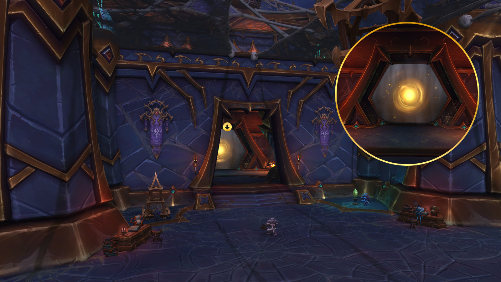 The War Within Tiefen Guide Eingang Tiefenfestung Azj Kahet