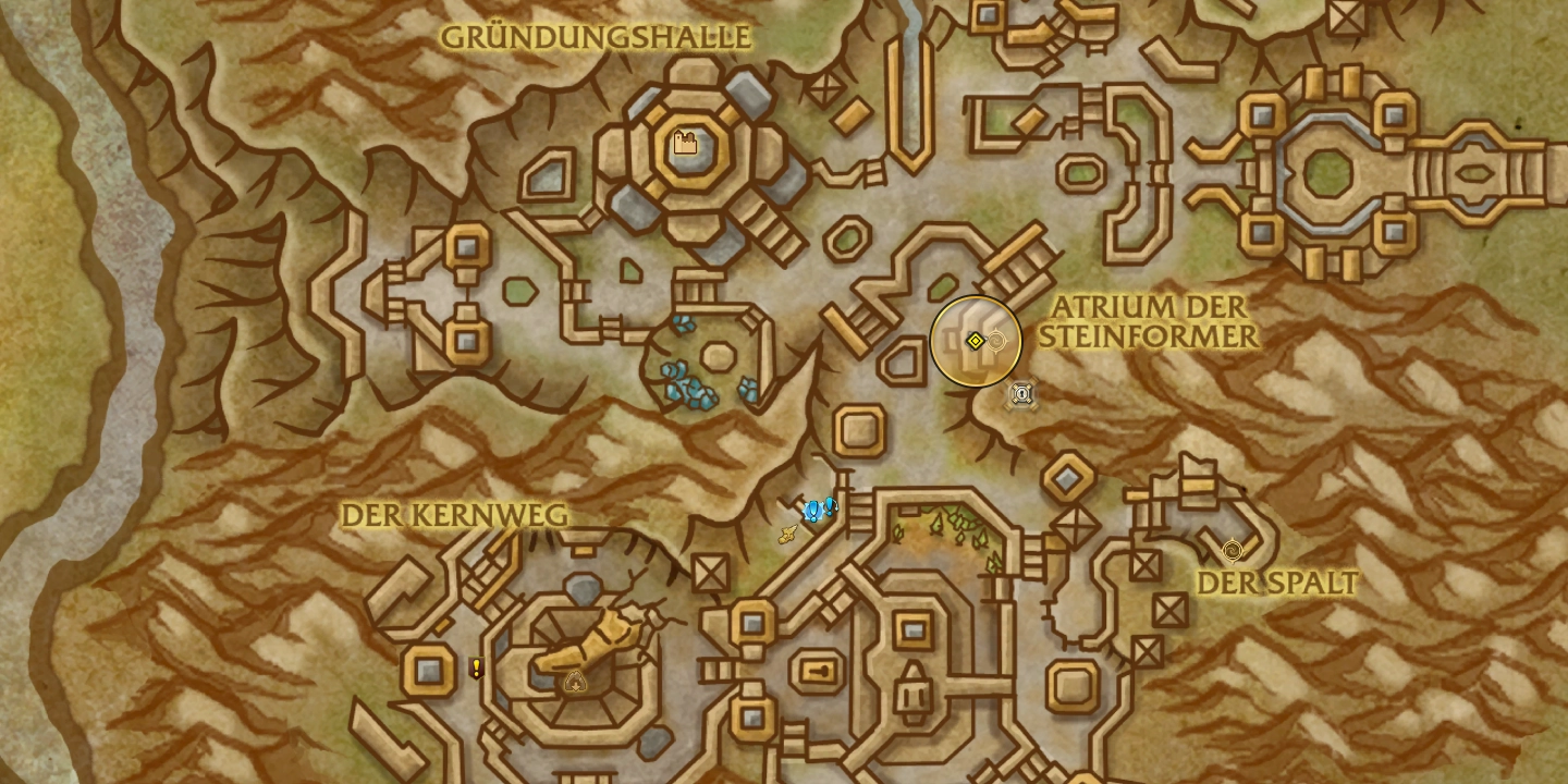 Mythisch Portale Dornogal Map