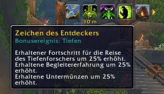 Zeichen des Entdeckers
