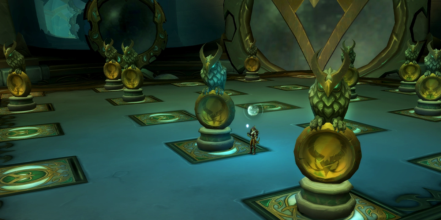 Saeule 7 Die Eulenwaechter