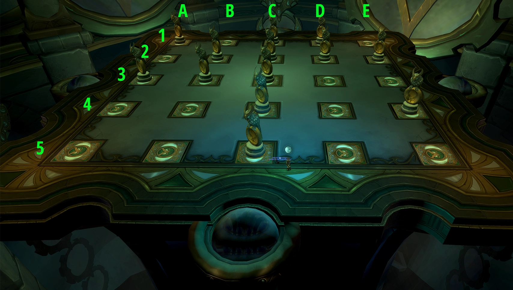 Saeule 7 Raetsel Raum