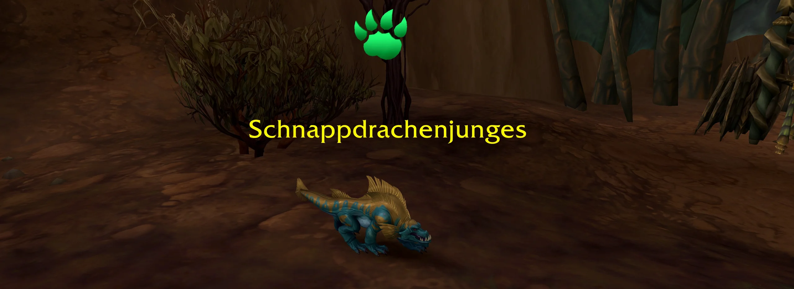 Schnappdrachenjunges scaled