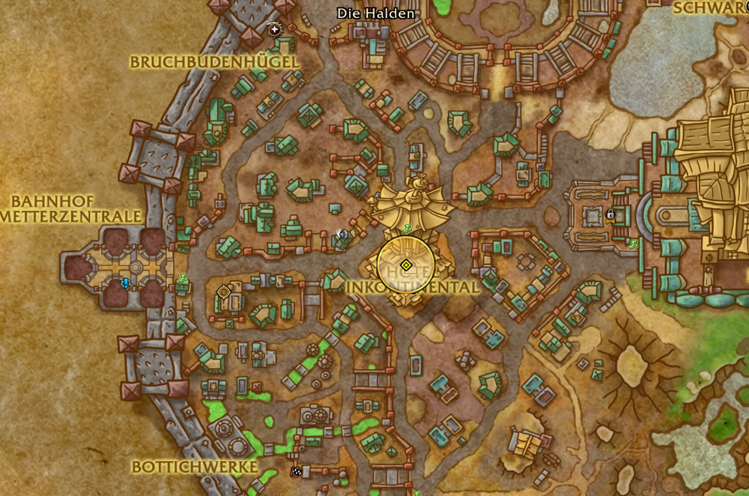 Inkontinental Hotel Map