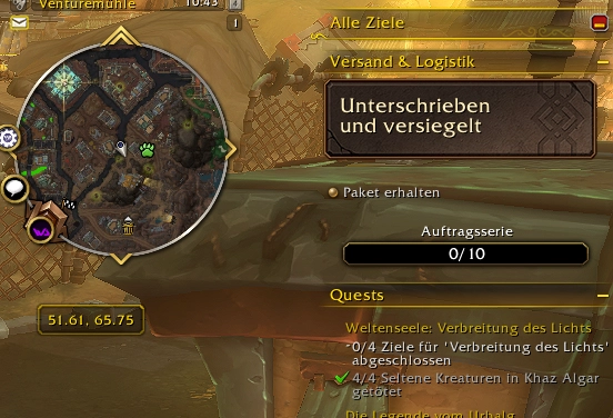 Versand und Logistik