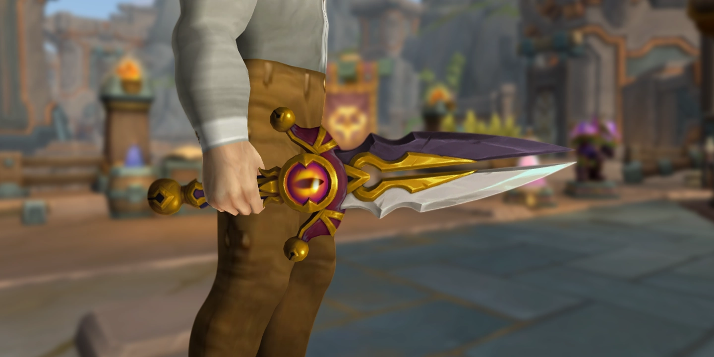 Klinge des kunterbunten Witzbolds