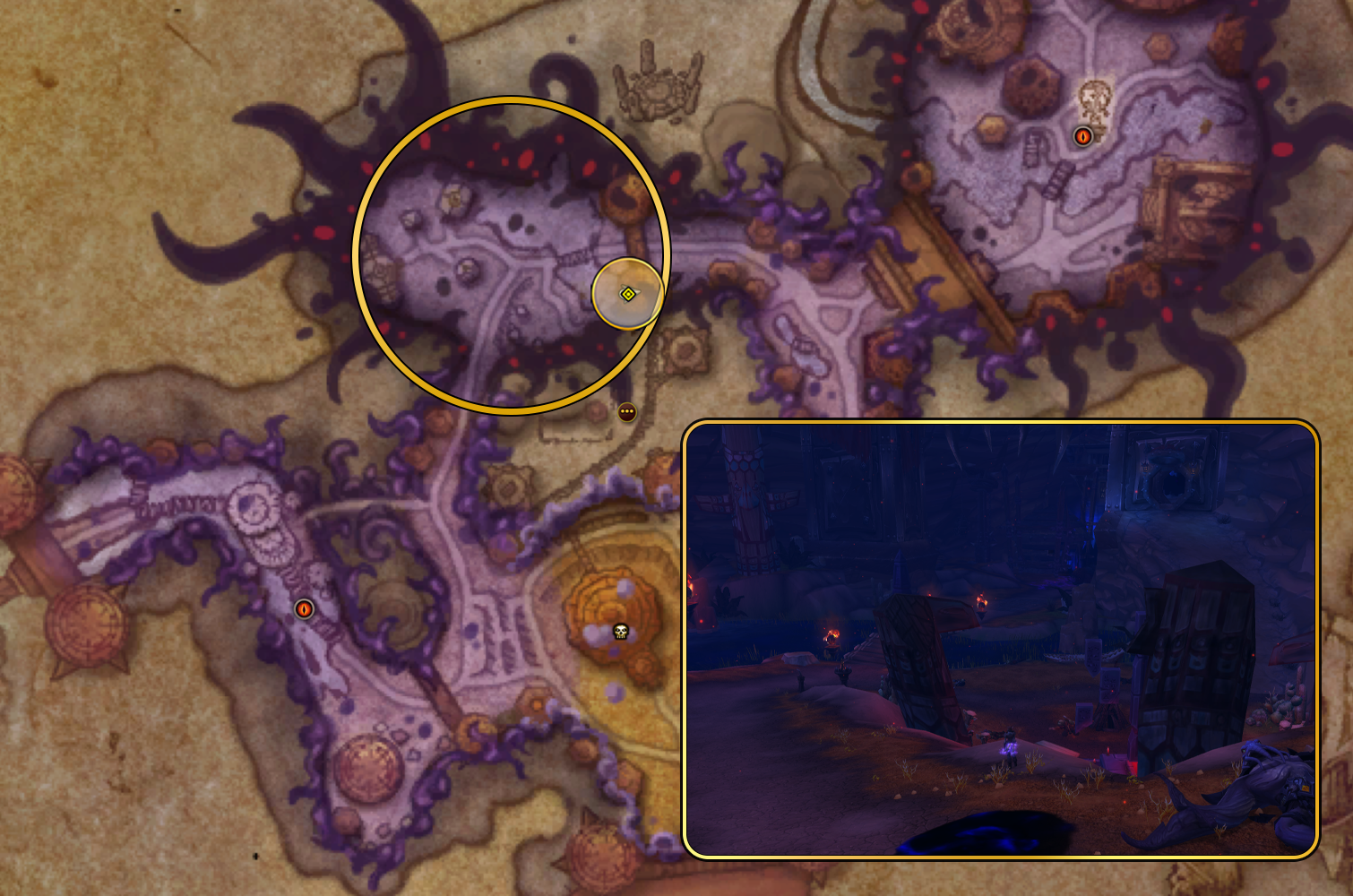 Tal der Weisheit Map