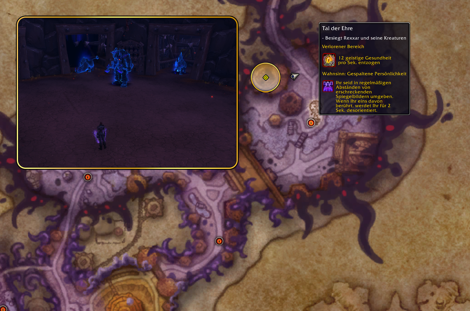 Map Tal der Ehre